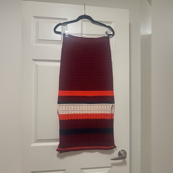 Free People Far from Here Crochet Midi Skirt - Picture 7 of 16